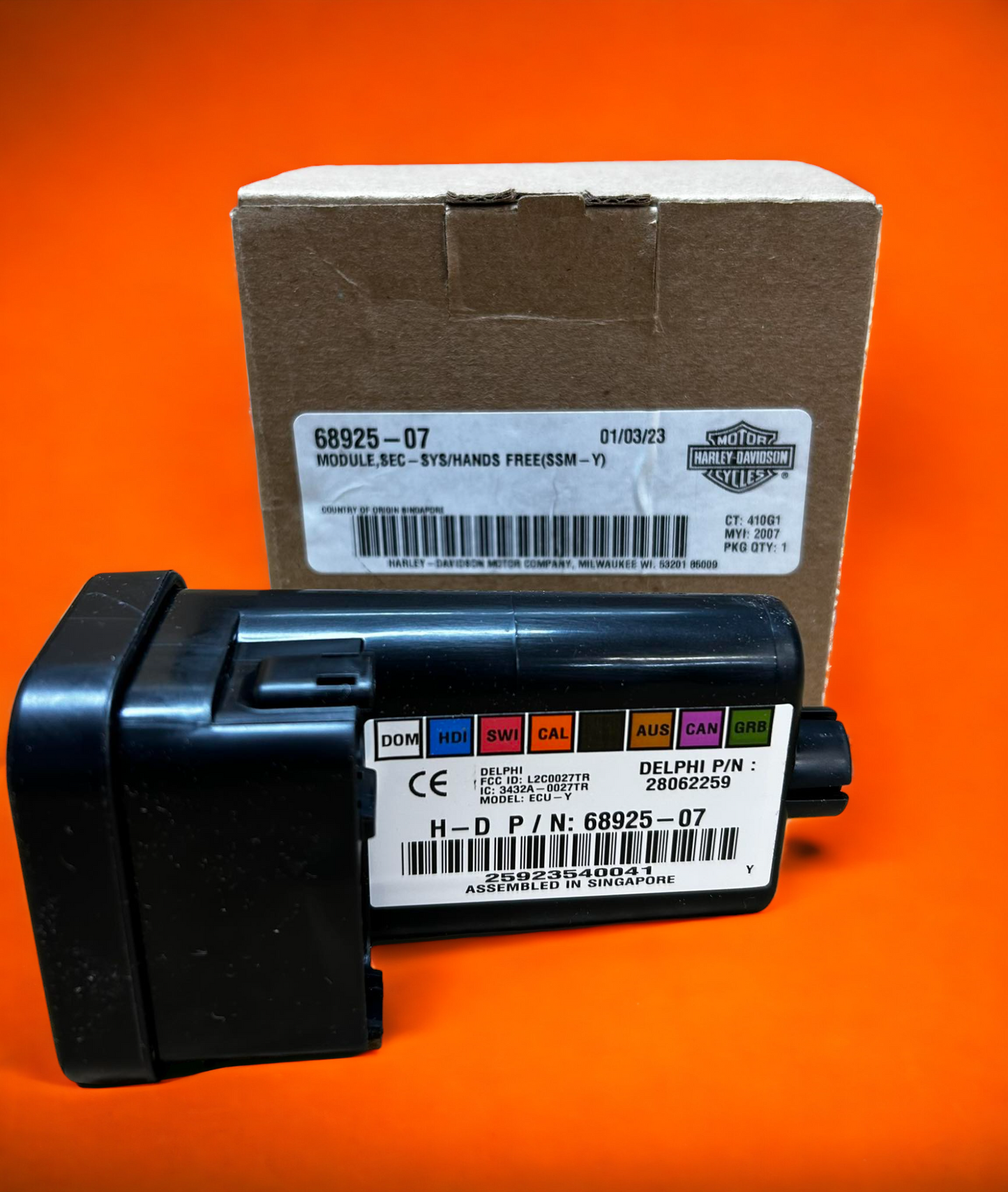 Security Module System HD Part #68925-07