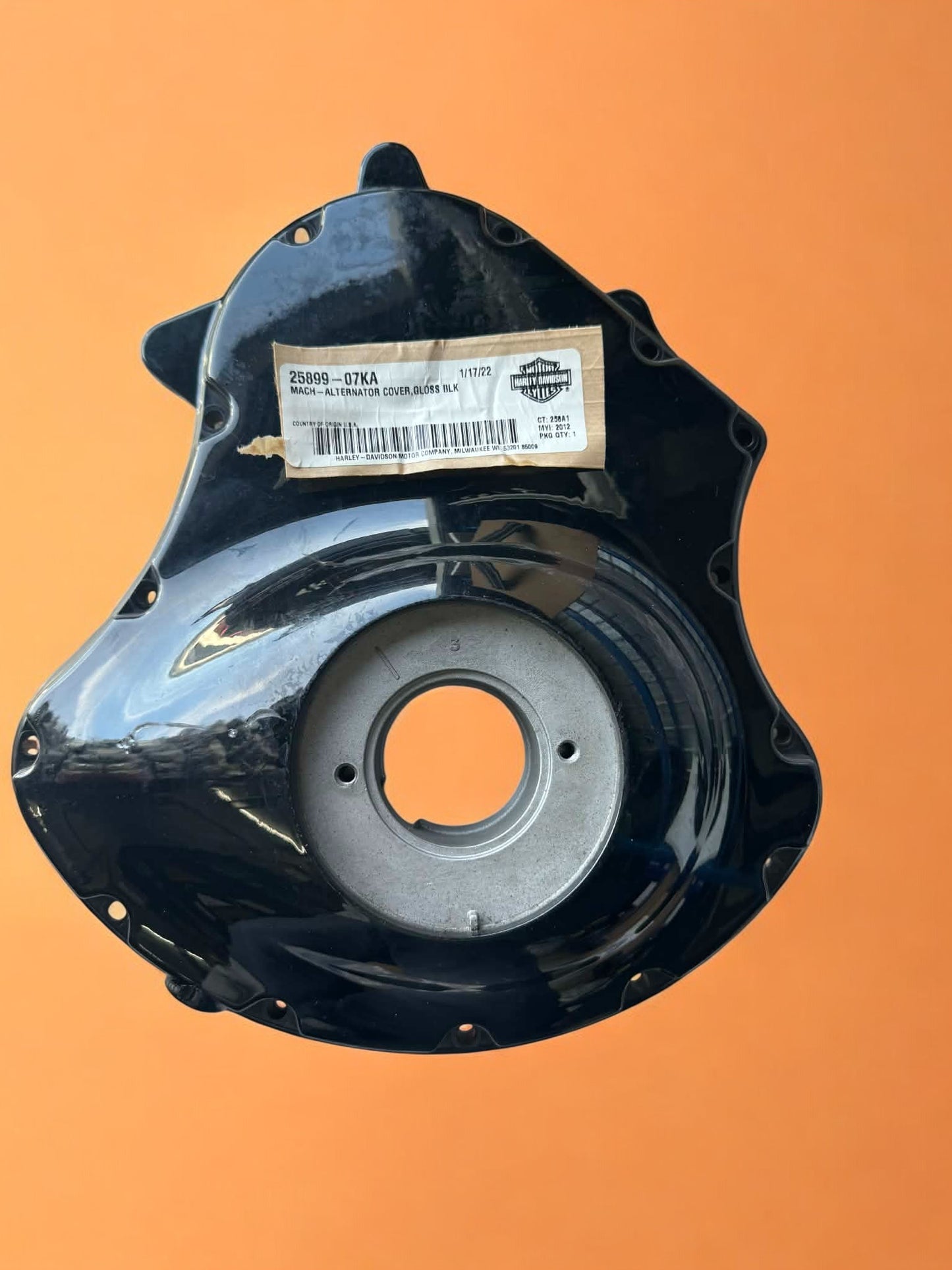 V Rod Alternator Cover Black Used