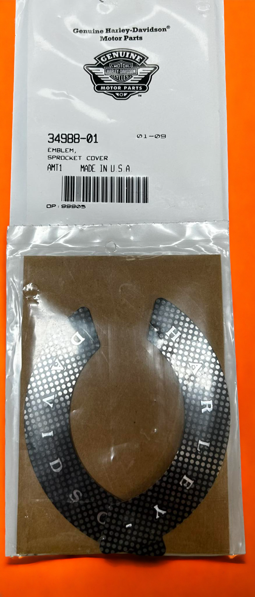 V Rod Harley-Davidson Emblem Sprocket Cover Part #34988-01