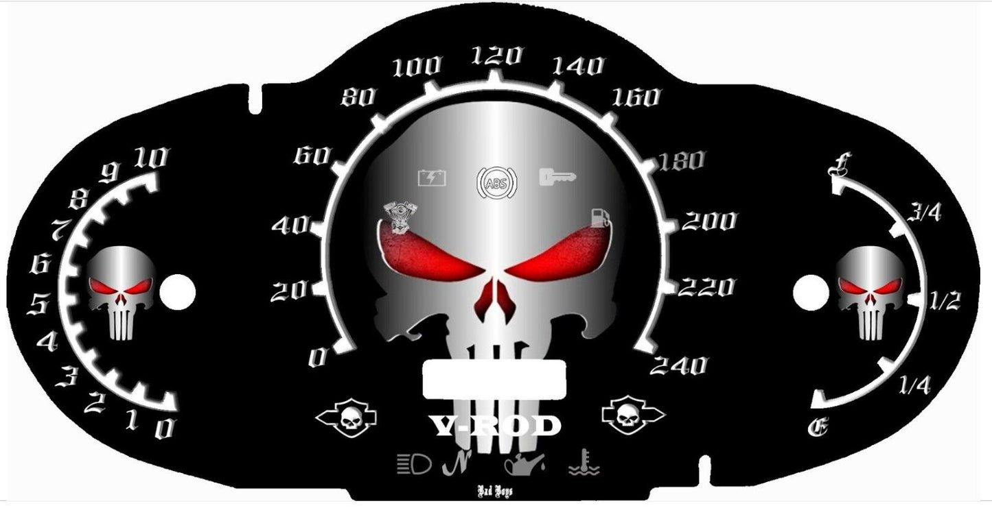 Speedo Conversion Plates Suitable For Vrod NRS & MUSCLE