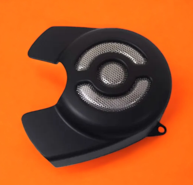 V Rod Front Pulley/Sprocket Cover, Denim Black Obsolete From Harley