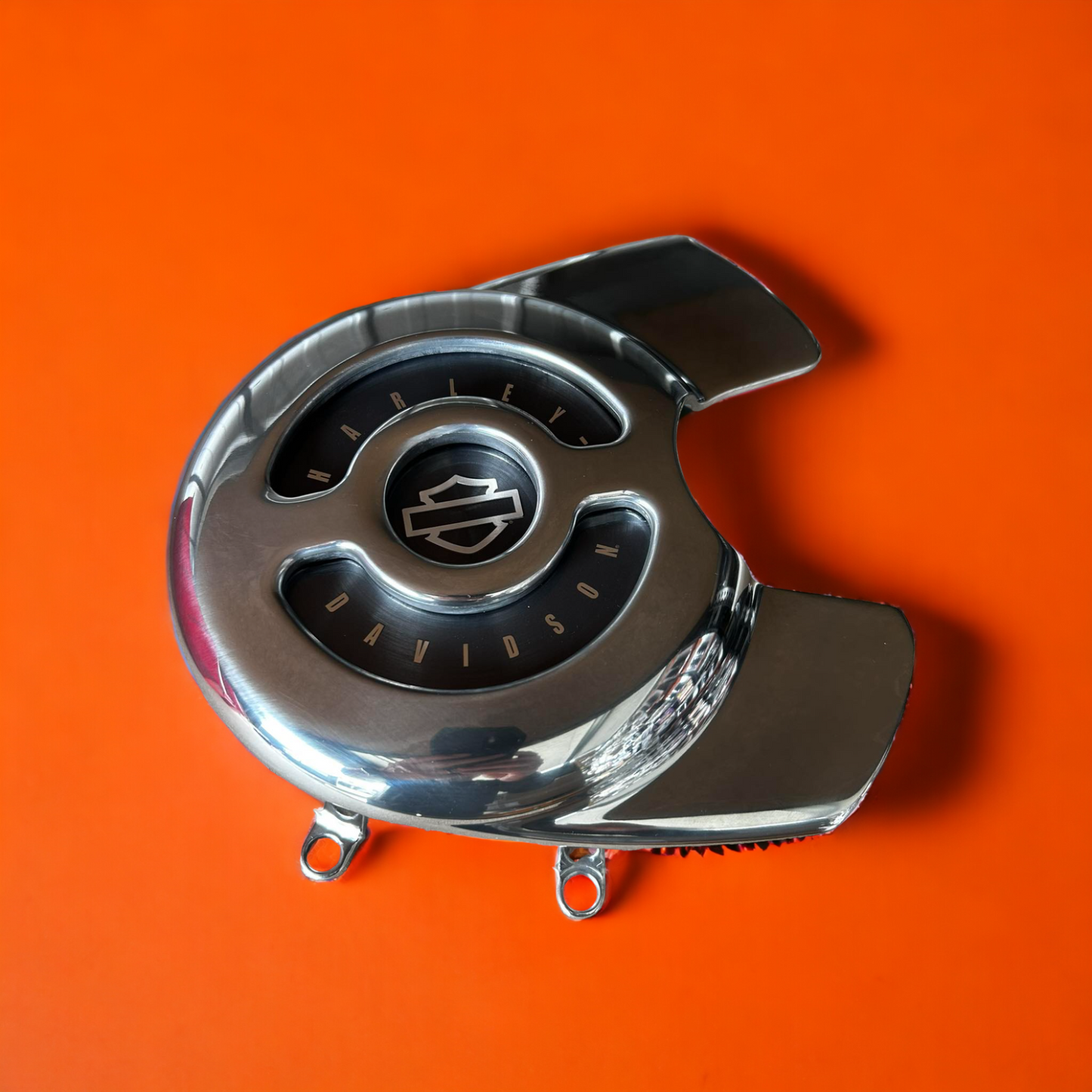 V Rod Front Pulley/Sprocket Cover, Polished