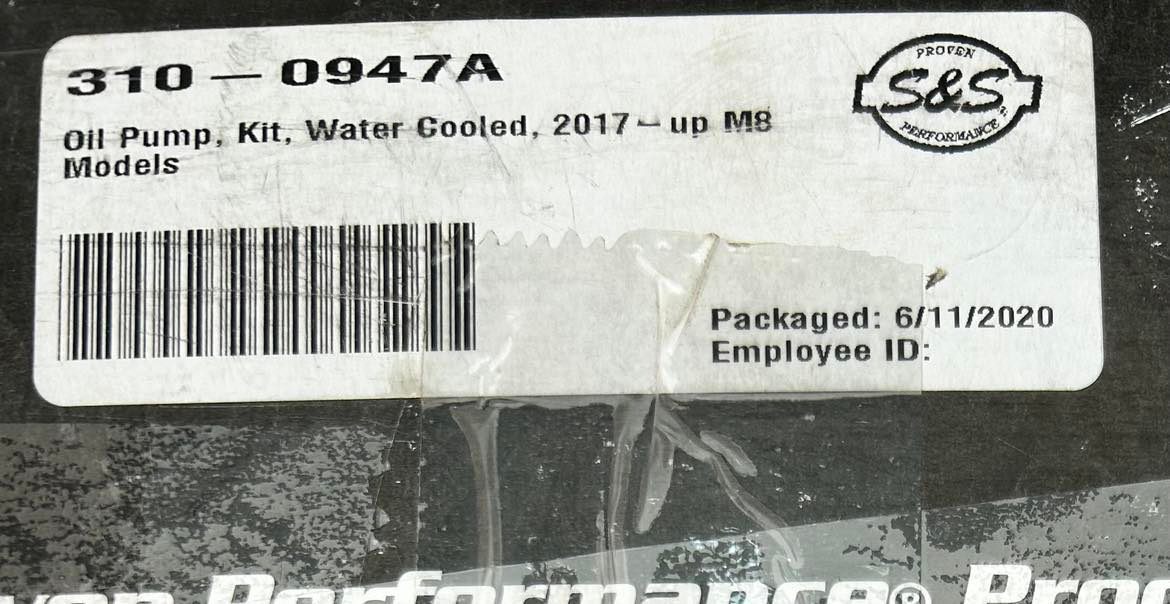 Oil Pump for 2017-Up M8 Water Cooled Touring Models