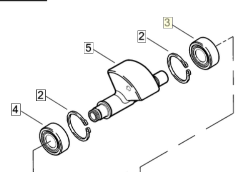 Roller Bearing Left V Rod All Years