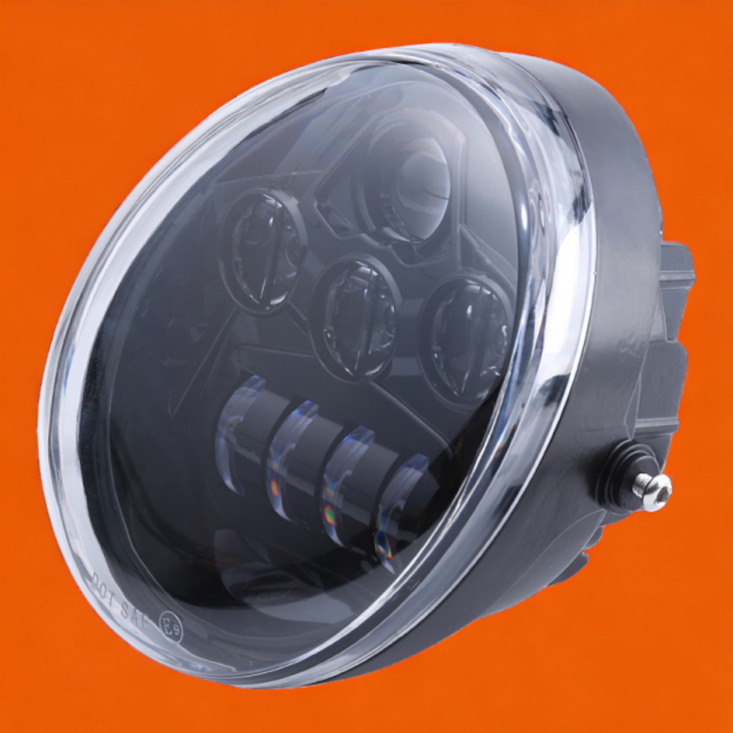 Headlight LED Black or Chrome Vrod
