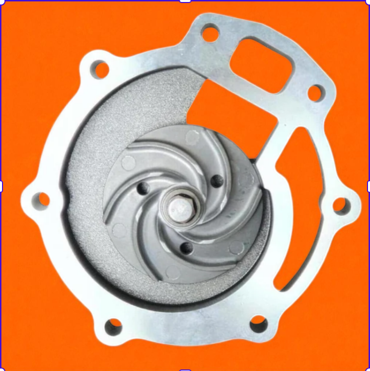 V Rod Water Pump Assembly’s black and platimun