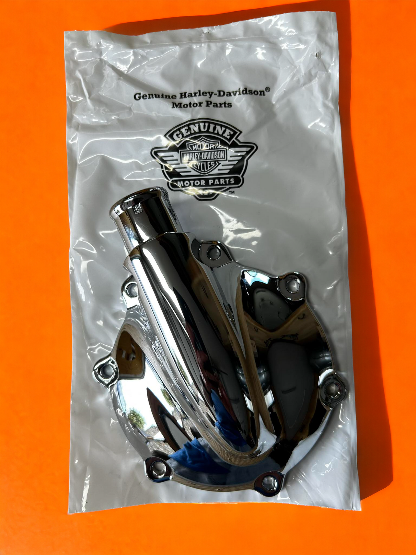 V Rod Water Cover Chrome New HD Part #26748-01K