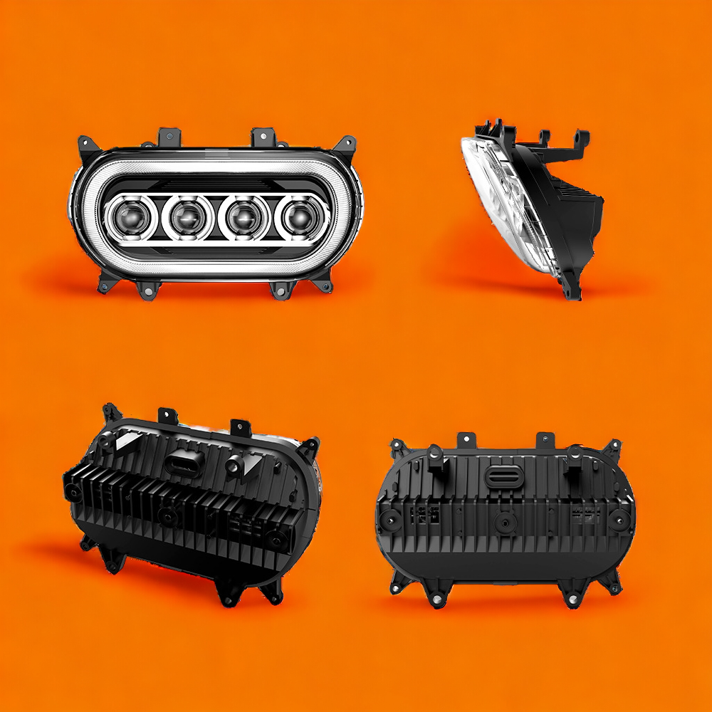 Road Glide Headlight 120W 1200+ Lumens