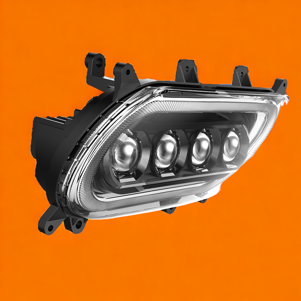 Road Glide Headlight 120W 1200+ Lumens