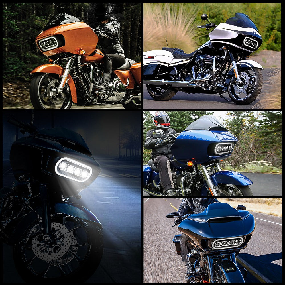 Road Glide Headlight 120W 1200+ Lumens