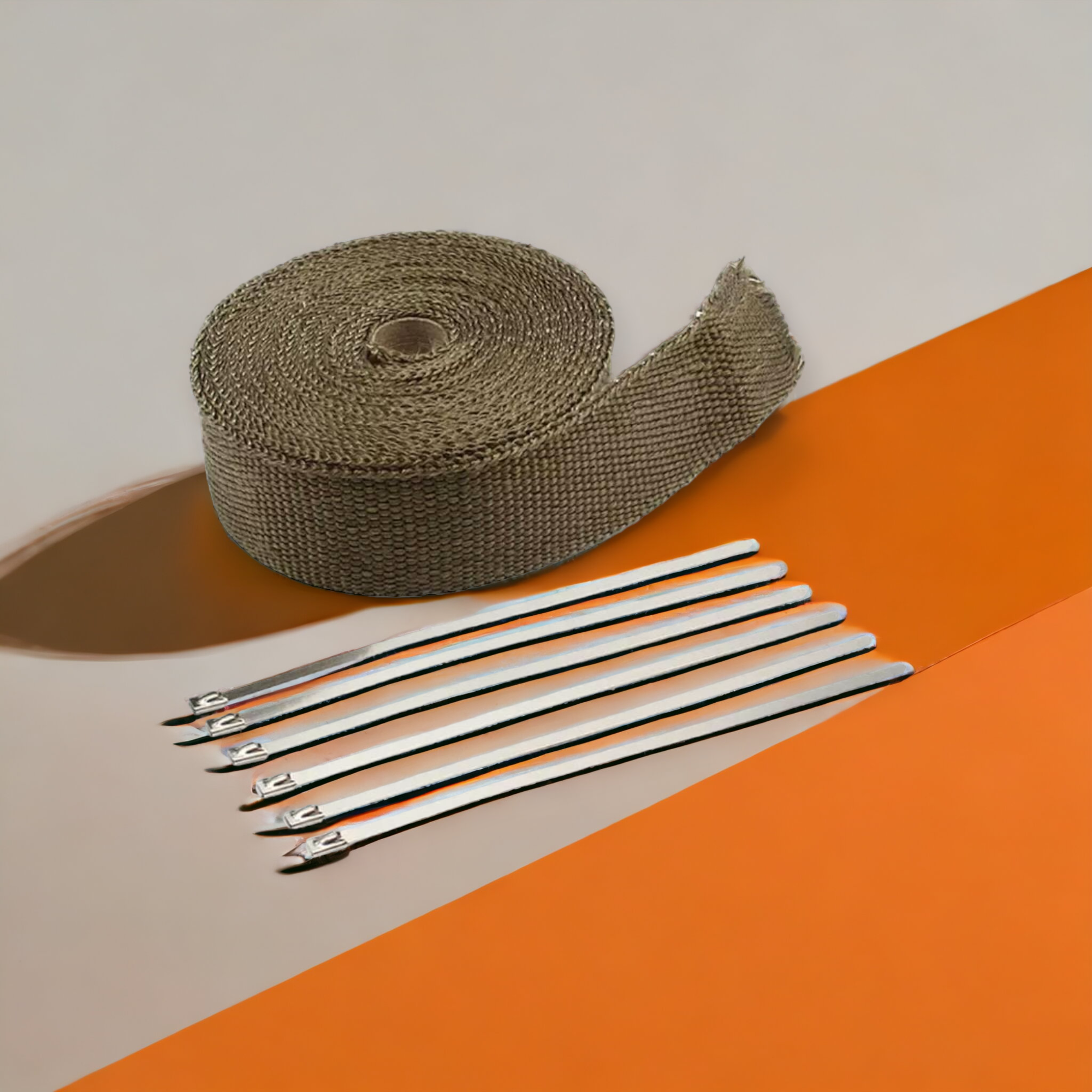 High Temp Exhaust Wrap Titanium See photos for color selection NZRod