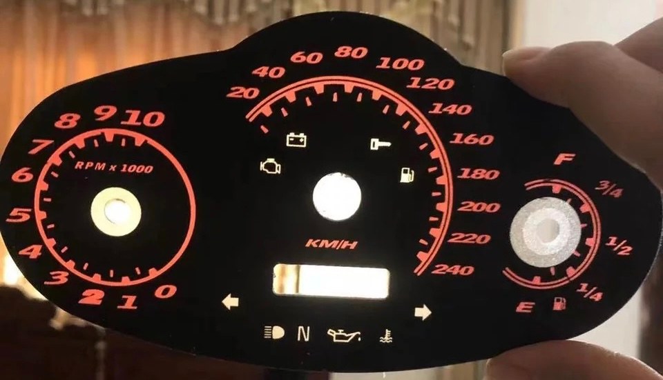 Speedo Conversion Plates Suitable For Vrod NRS & MUSCLE