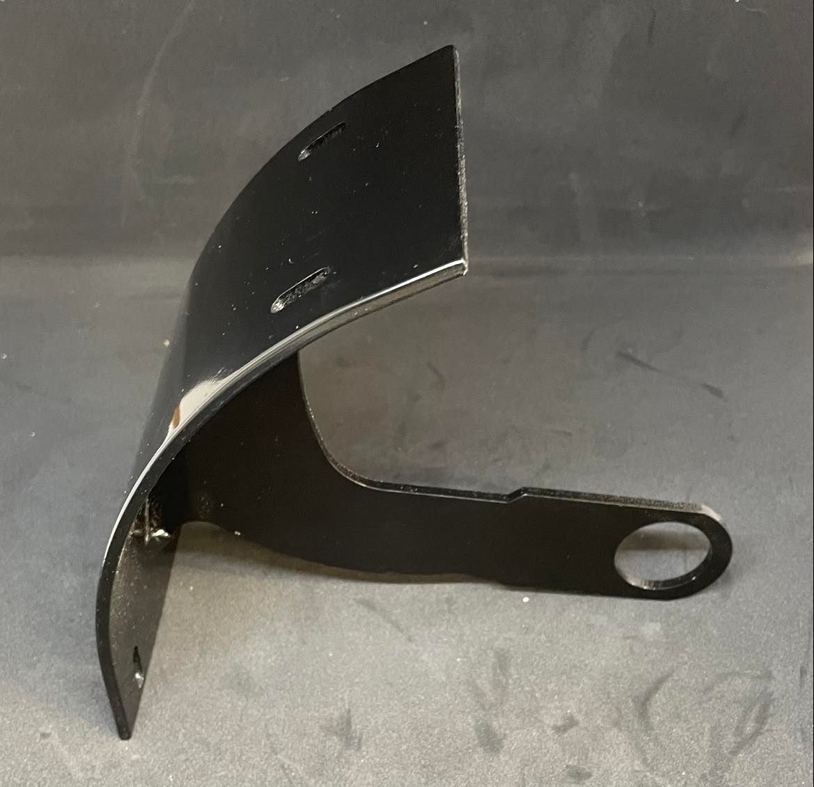 Number Plate Side Mount Curved Vertical