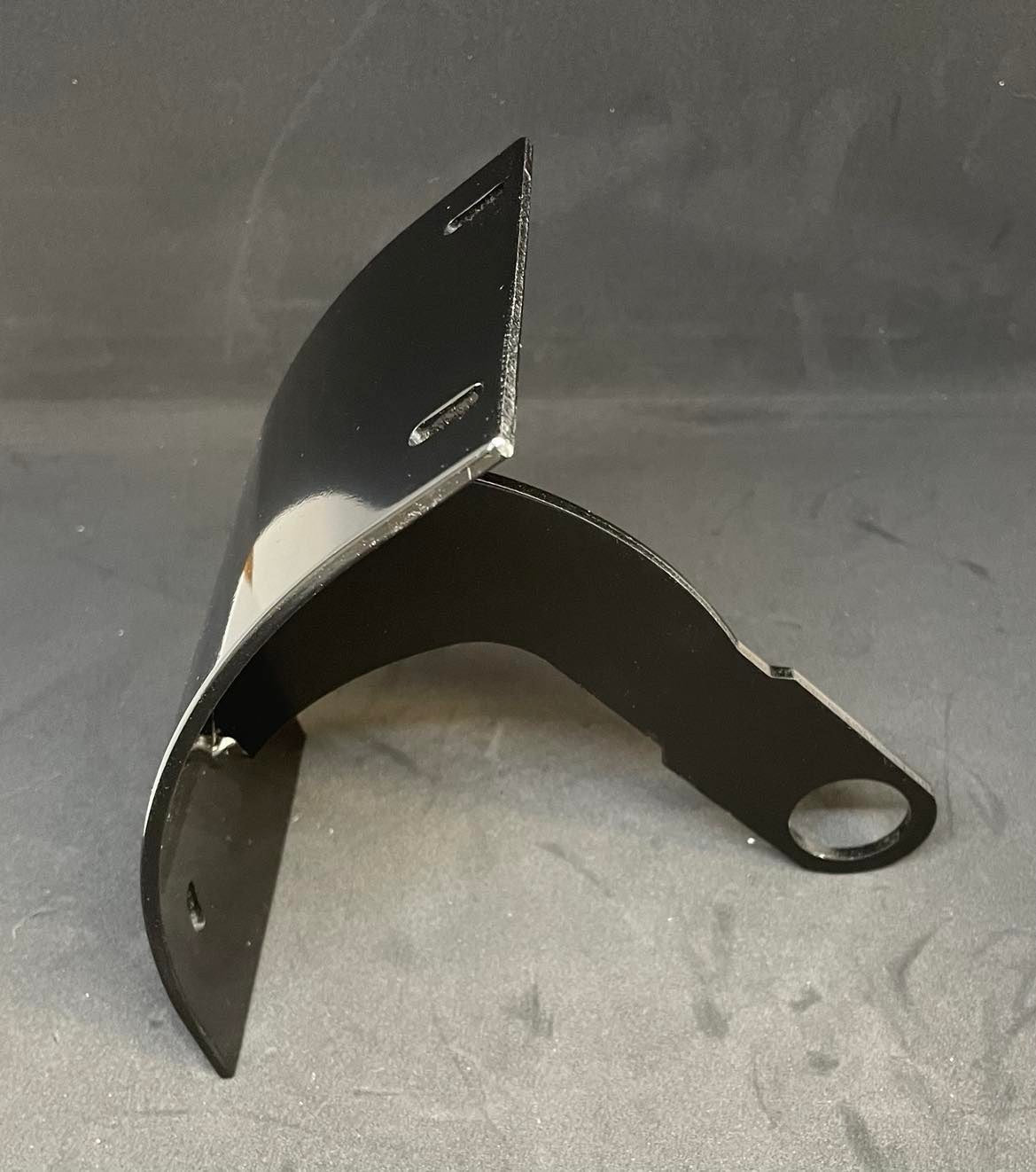 Number Plate Side Mount Curved Vertical