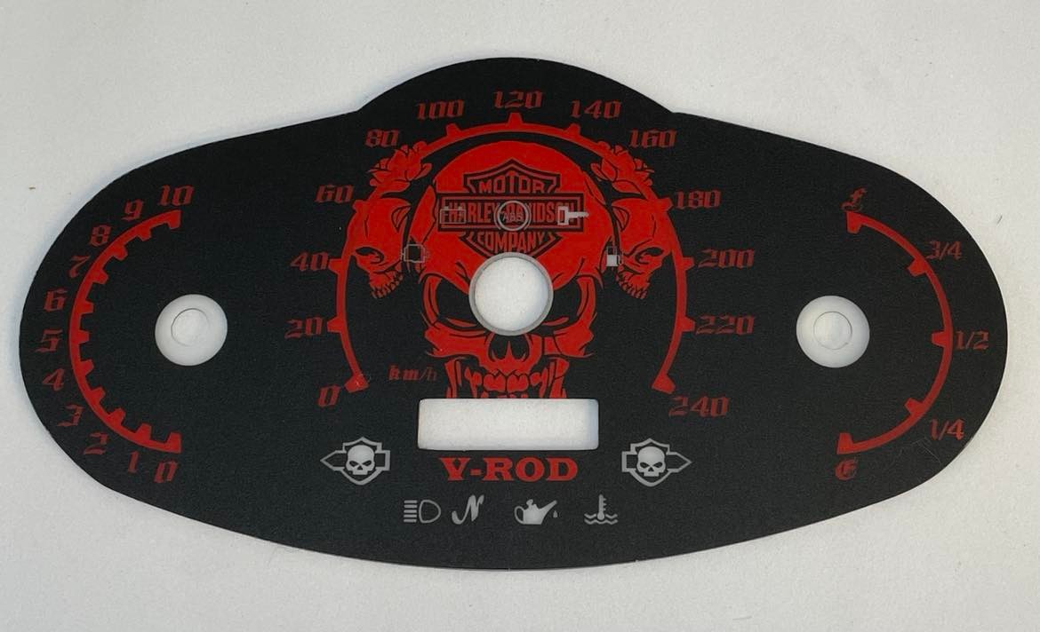 Speedo Conversion Plates Suitable For Vrod NRS & MUSCLE