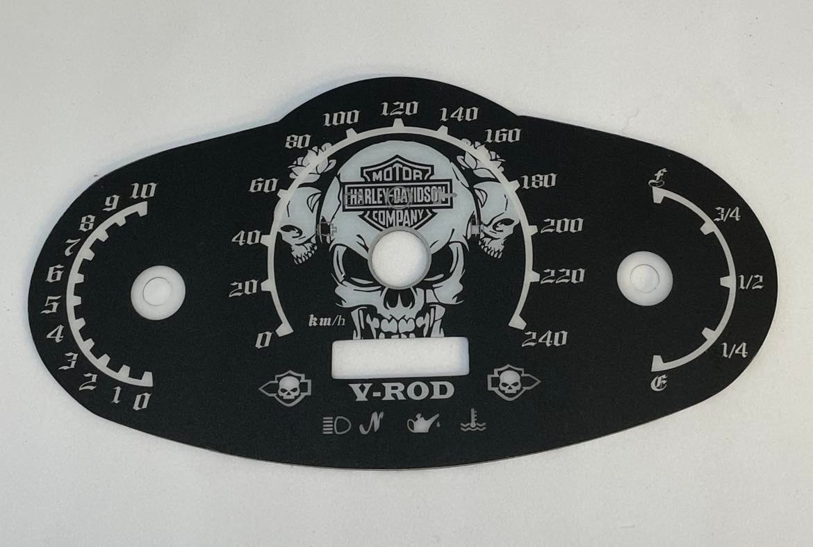 Speedo Conversion Plates Suitable For Vrod NRS & MUSCLE