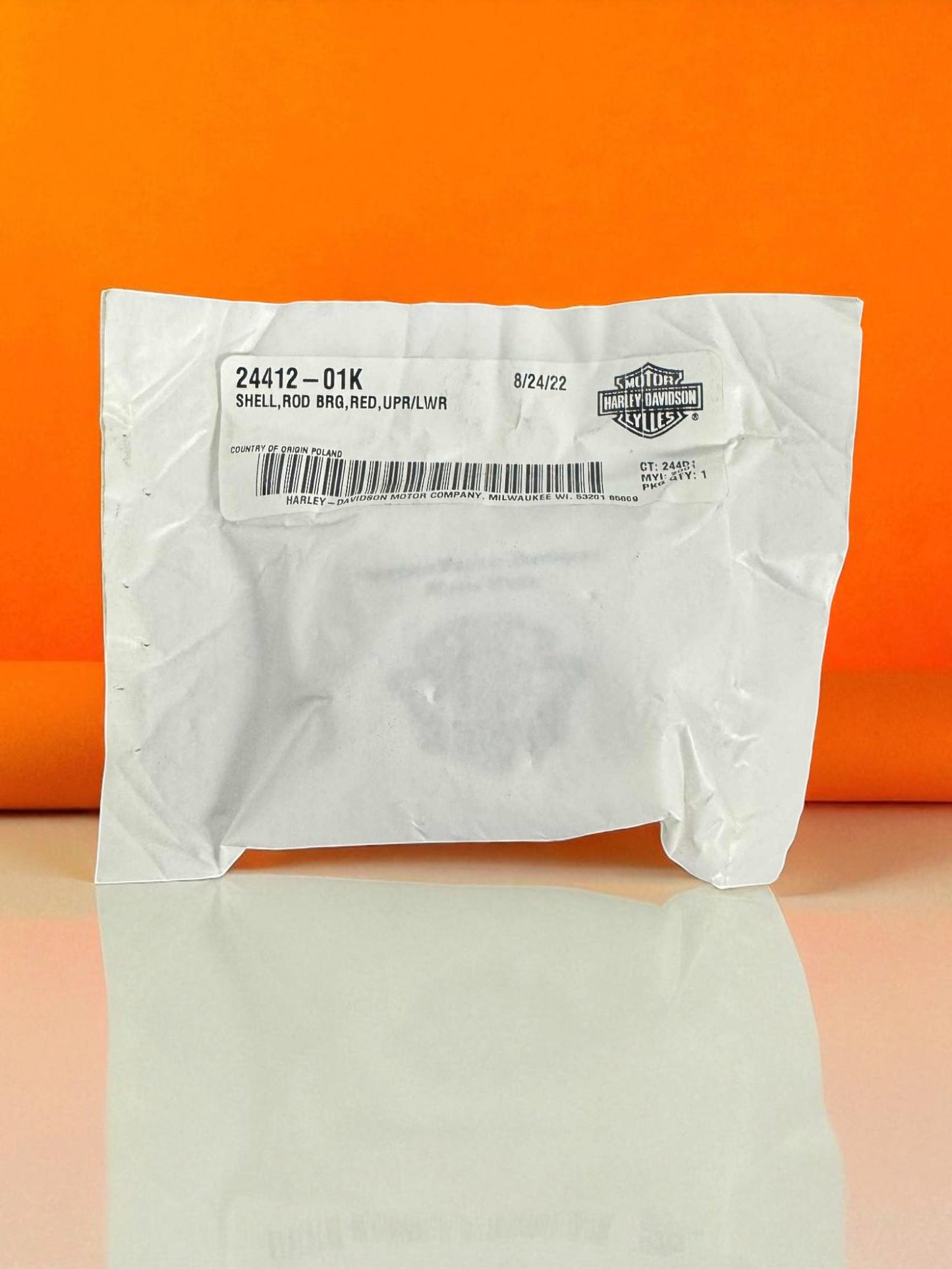 Vrod MAIN BEARING SHELL Genuine Harley Davidson Parts