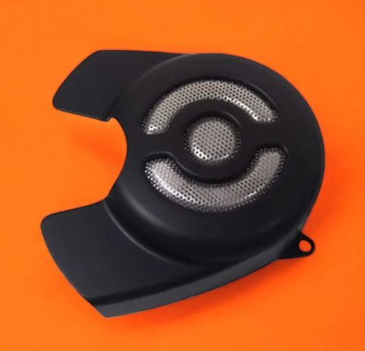 V Rod Front Pulley/Sprocket Cover, Denim Black Obsolete From Harley
