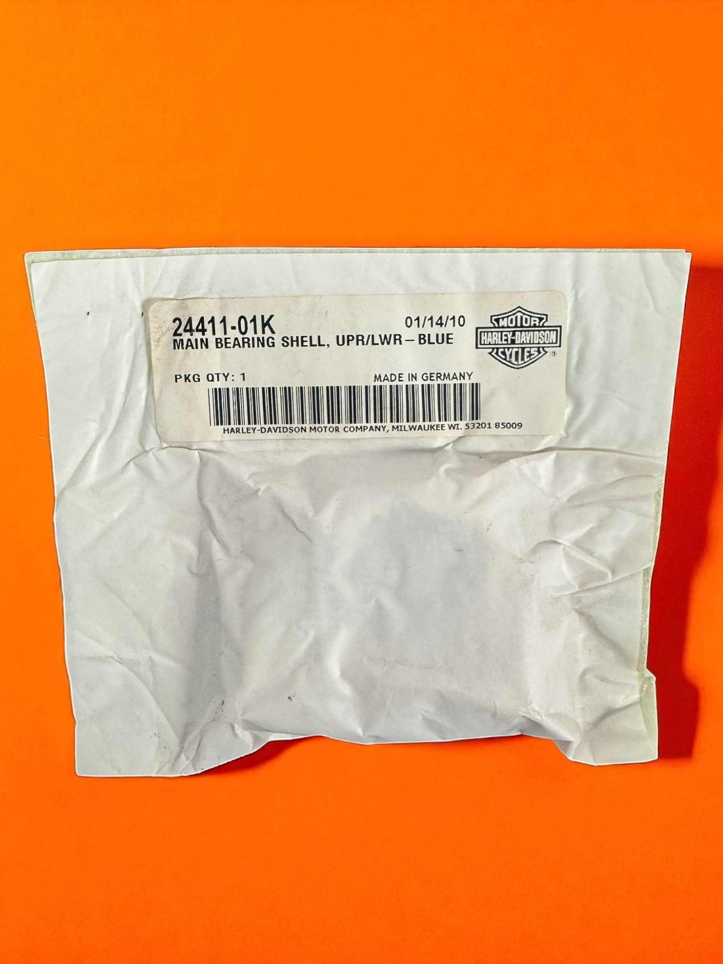 Vrod MAIN BEARING SHELL Genuine Harley Davidson Parts